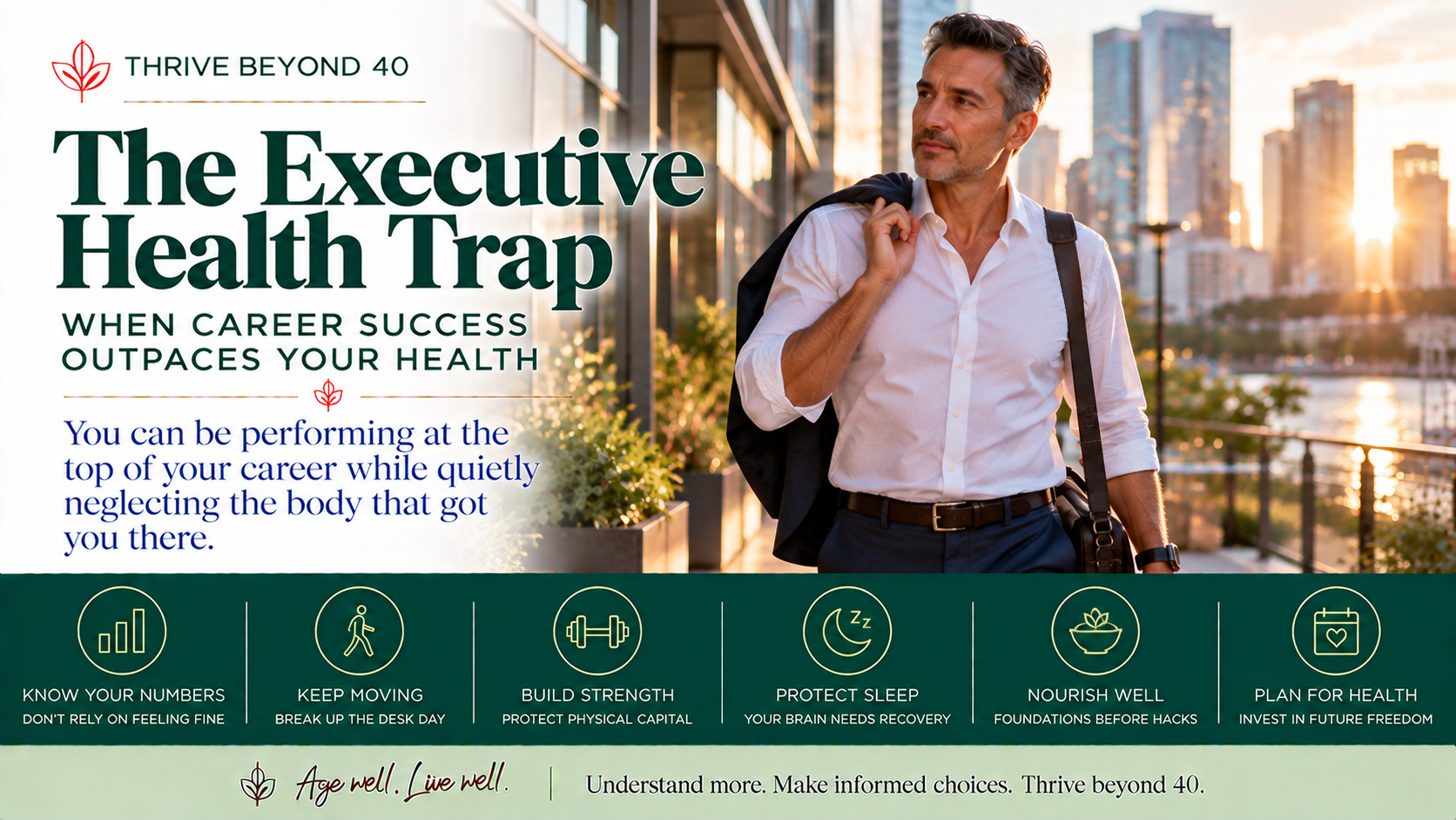 The Executive Health Trap | Health & Performance After 40