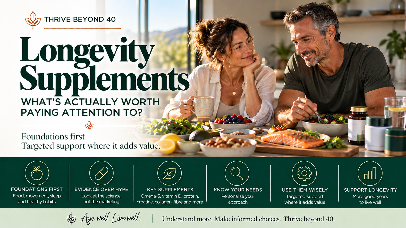 Longevity Supplements | What’s Actually Worth Paying Attention To?