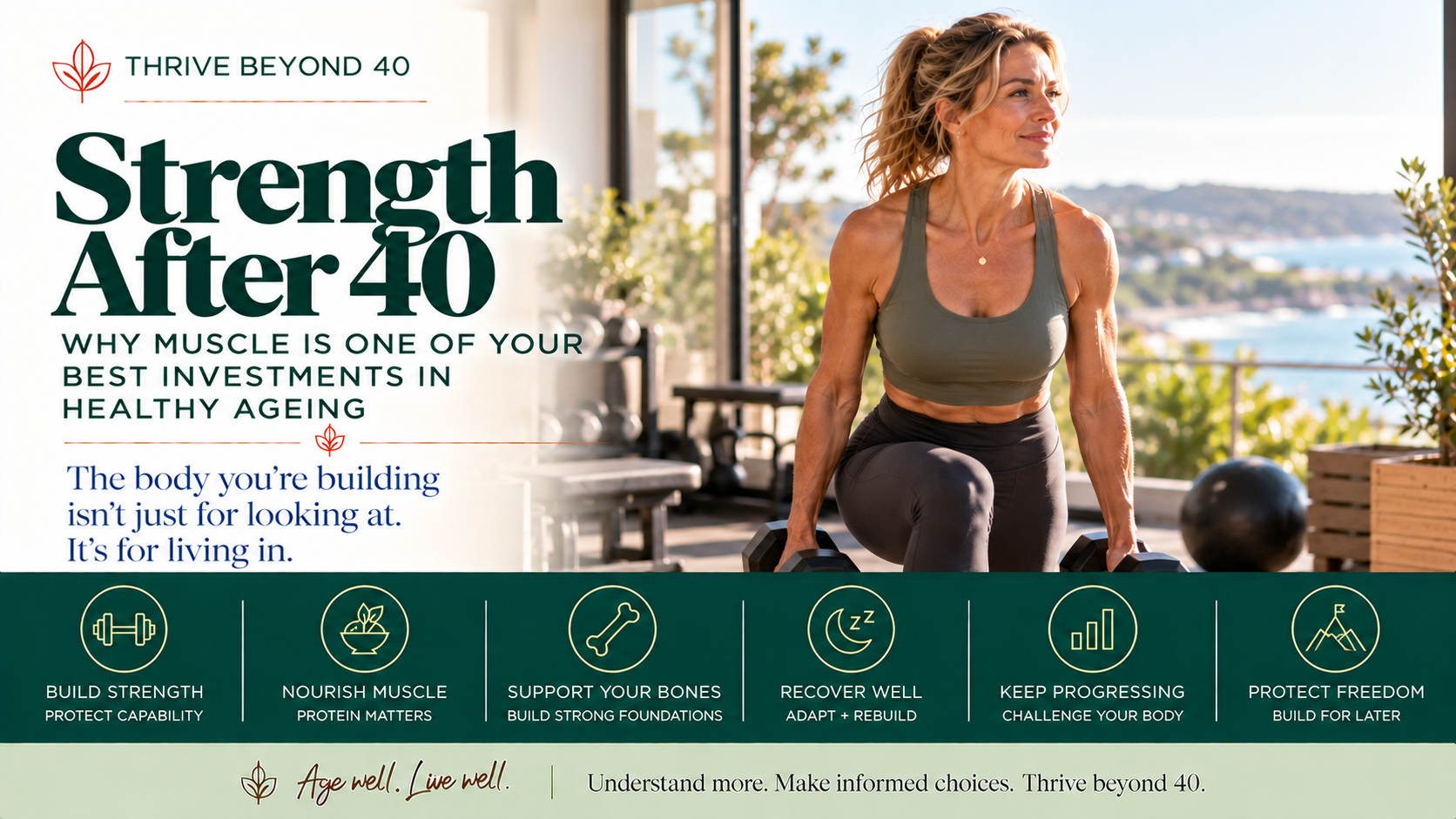 Strength After 40 | Why Muscle Matters for Healthy Ageing