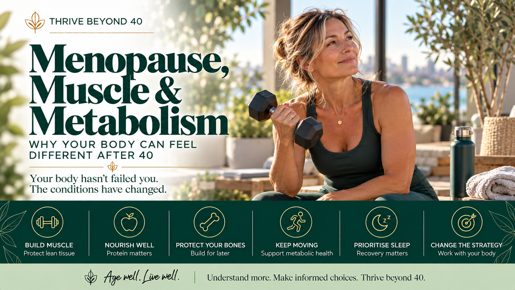 Menopause, Muscle & Metabolism | What Changes After 40?